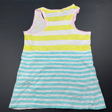 Load image into Gallery viewer, Girls Seed, striped cotton singlet / tank top, FUC, size 8-9,  