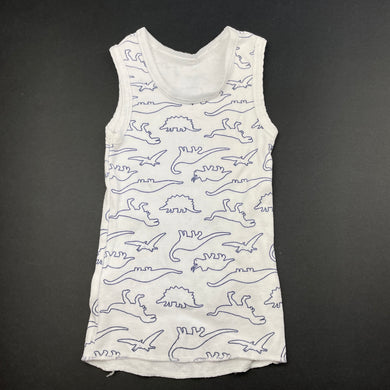 Boys Kids & Co, cotton singlet top, dinosaurs, GUC, size 0,  