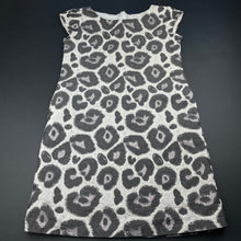 Load image into Gallery viewer, Girls GAP, cotton lined animal print party dress, discolouration, FUC, size 12, L: 75cm