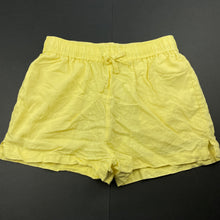 Load image into Gallery viewer, Girls Brilliant Basics, yellow linen / viscose shorts, elasticated, EUC, size 12,  