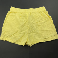 Load image into Gallery viewer, Girls Brilliant Basics, yellow linen / viscose shorts, elasticated, EUC, size 12,  