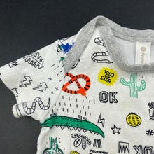 Load image into Gallery viewer, Boys Dymples, cotton bodysuit / romper, FUC, size 0,  