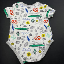 Load image into Gallery viewer, Boys Dymples, cotton bodysuit / romper, FUC, size 0,  