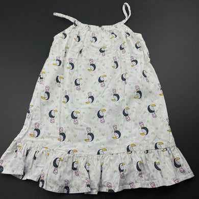Girls Anko, lightweight cotton summer dress, FUC, size 4, L: 52cm