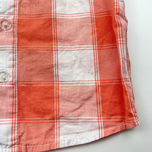 Boys Pumpkin Patch, lightweight cotton short sleeve shirt, FUC, size 1,  