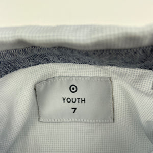 Boys Target, lightweight cotton long sleeve shirt, FUC, size 7,  