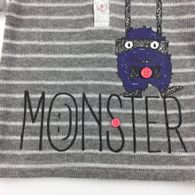 Load image into Gallery viewer, Boys Baby Baby, grey sweater / jumper, monster, GUC, size 00