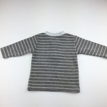 Load image into Gallery viewer, Boys Baby Baby, grey sweater / jumper, monster, GUC, size 00