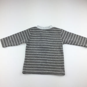 Boys Baby Baby, grey sweater / jumper, monster, GUC, size 00
