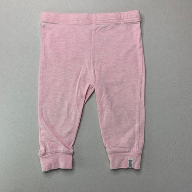 Girls Cotton On, pink marle leggings / bottoms, GUC, size 1,  