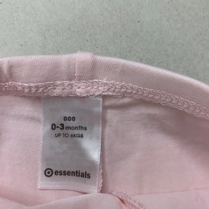 Girls Target, pink stretchy leggings / bottoms, EUC, size 000,  