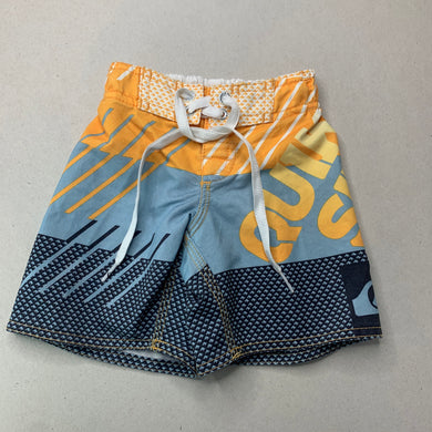 Boys Quiksilver, lightweight board shorts, elasticated, EUC, size 00,  