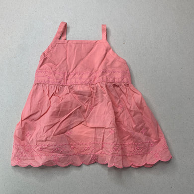 Girls Pumpkin Patch, embroidered lightweight cotton summer top, NEW, size 0000,  