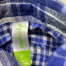 Load image into Gallery viewer, Boys Dymples, lightweight cotton long sleeve shirt, EUC, size 0,  