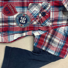 Load image into Gallery viewer, Boys Sprout, cotton hooded long sleeve shirt, GUC, size 0,  