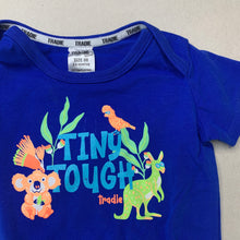 Load image into Gallery viewer, unisex Tradie Baby, stretchy bodysuit / romper, EUC, size 00,  