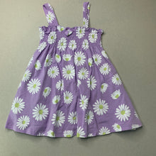 Load image into Gallery viewer, Girls Mini Mango, floral cotton casual summer dress, GUC, size 0, L: 44cm