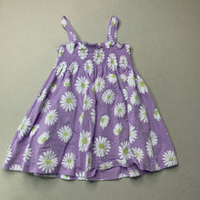 Load image into Gallery viewer, Girls Mini Mango, floral cotton casual summer dress, GUC, size 0, L: 44cm
