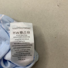 Load image into Gallery viewer, Boys MINTINI BABY, blue cotton bodysuit / romper, football, EUC, size 000,  
