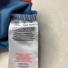 Load image into Gallery viewer, Boys Lily &amp; Jack, blue cotton bodysuit / romper, EUC, size 0000,  