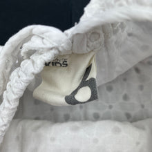 Load image into Gallery viewer, Girls Cotton On, lined broderie cotton ruffle dress, FUC, size 6, L: 62cm