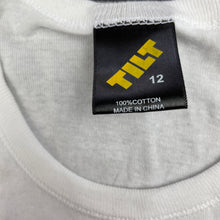 Load image into Gallery viewer, Boys Tilt, white cotton singlet / tank top, GUC, size 12,  