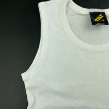 Load image into Gallery viewer, Boys Tilt, white cotton singlet / tank top, GUC, size 12,  