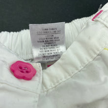 Load image into Gallery viewer, Girls Target, embroidered lightweight cotton pants, elasticated, GUC, size 0,  