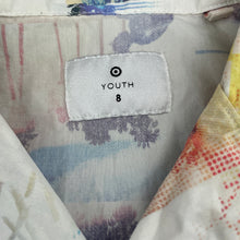 Load image into Gallery viewer, Boys Target, lightweight cotton short sleeve shirt, skateboard, GUC, size 8,  