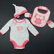 Load image into Gallery viewer, Girls Tiny Little Wonders, cotton 5 piece set, owl, NEW, size 0000,  