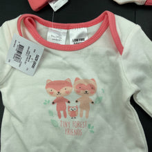 Load image into Gallery viewer, Girls Tiny Little Wonders, cotton 5 piece set, owl, NEW, size 0000,  