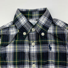Load image into Gallery viewer, Boys Ralph Lauren, lightweight cotton long sleeve shirt, EUC, size 6 months,  
