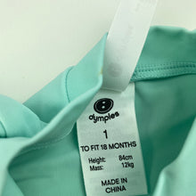 Load image into Gallery viewer, Girls Dymples, short sleeve rashie / swim top, FUC, size 1,  