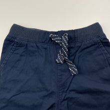 Load image into Gallery viewer, Boys Target, navy cotton shorts, elasticated, NEW, size 2,  