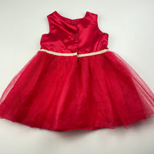Load image into Gallery viewer, Girls Disney, Minnie Mouse red tulle party dress, GUC, size 0, L: 40cm