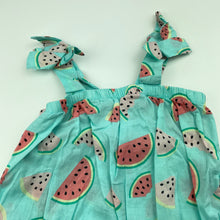 Load image into Gallery viewer, Girls Baby Berry, lightweight cotton summer romper, EUC, size 1,  
