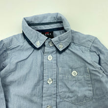 Load image into Gallery viewer, Boys Tilt, blue cotton long sleeve shirt, FUC, size 1,  