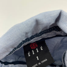 Load image into Gallery viewer, Boys Tilt, blue cotton long sleeve shirt, FUC, size 1,  