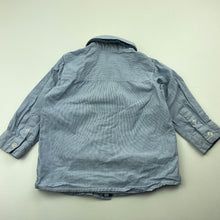 Load image into Gallery viewer, Boys Tilt, blue cotton long sleeve shirt, FUC, size 1,  