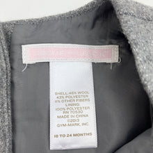 Load image into Gallery viewer, Girls JANIE AND JACK, grey wool blend overalls / shortalls, FUC, size 2,  