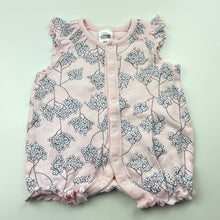 Load image into Gallery viewer, Girls Baby Berry, floral cotton romper, FUC, size 000,  