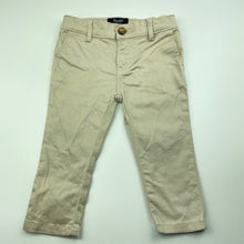 Load image into Gallery viewer, Boys Bardot Junior, stretch cotton chino pants, adjustable, light mark left leg, FUC, size 0,  
