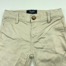 Load image into Gallery viewer, Boys Bardot Junior, stretch cotton chino pants, adjustable, light mark left leg, FUC, size 0,  