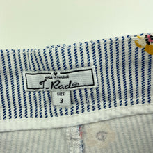 Load image into Gallery viewer, Girls T-Rad Kids, striped floral shorts, adjustable, FUC, size 2,  