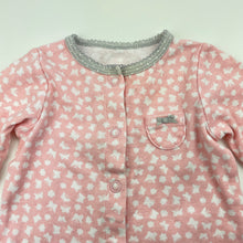Load image into Gallery viewer, Girls Carters, pink cotton romper, butterflies, FUC, size 3 months,  