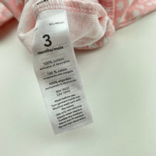 Load image into Gallery viewer, Girls Carters, pink cotton romper, butterflies, FUC, size 3 months,  