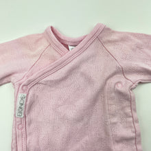 Load image into Gallery viewer, Girls Bonds, pink pointelle cotton coverall  romper, FUC, size 0000,  
