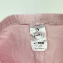 Load image into Gallery viewer, Girls Target, pink stretchy leggings, elasticated, GUC, size 0,  