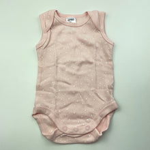 Load image into Gallery viewer, Girls Anko, pink cotton singletsuit / romper, EUC, size 000,  