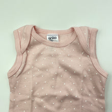 Load image into Gallery viewer, Girls Anko, pink cotton singletsuit / romper, EUC, size 000,  